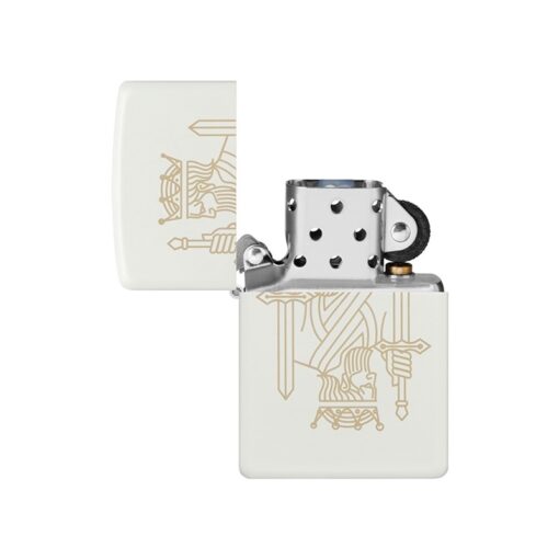 Zippo King Queen Design White Matte - 49847 - Hình ảnh 2