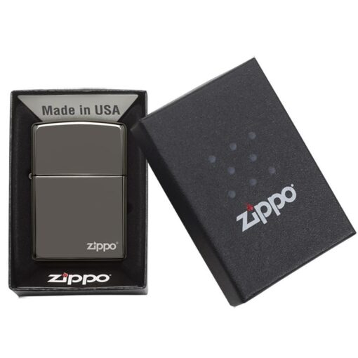 Zippo Classic Black Ice Zippo Logo - 150ZL - Hình ảnh 5