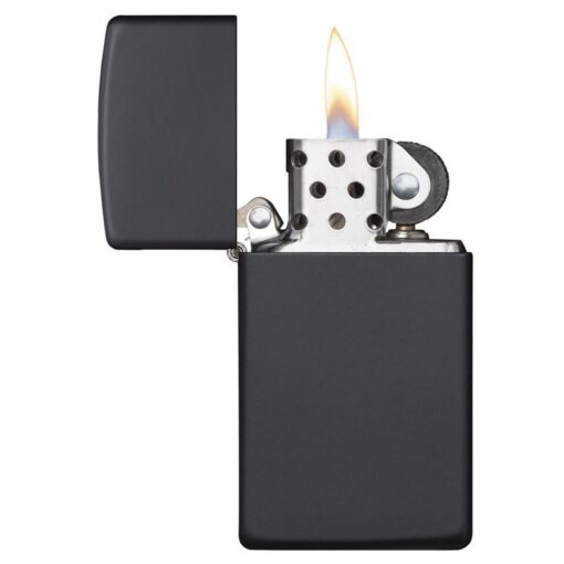 Zippo Slim Black Matte - 1618 - Hình ảnh 4