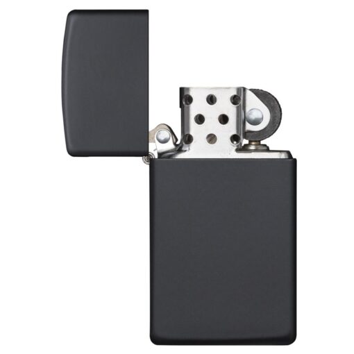 Zippo Slim Black Matte - 1618 - Hình ảnh 2