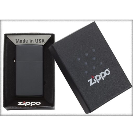 Zippo Slim Black Matte - 1618 - Hình ảnh 5