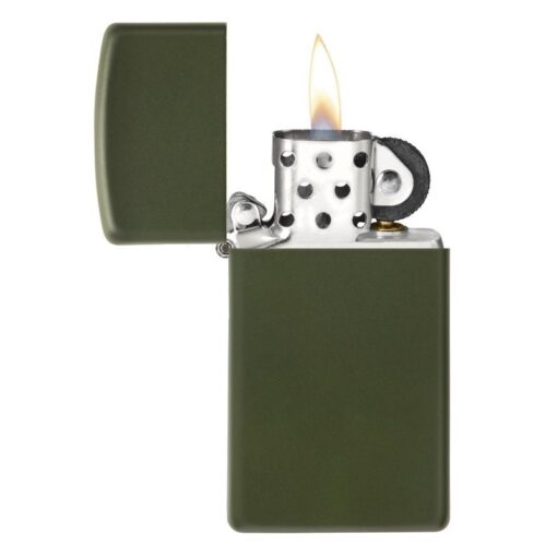 Zippo Slim Green Matte - 1627 - Hình ảnh 4