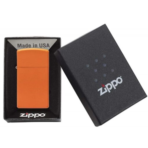 Zippo Slim Orange Matte - 1631 - Hình ảnh 5