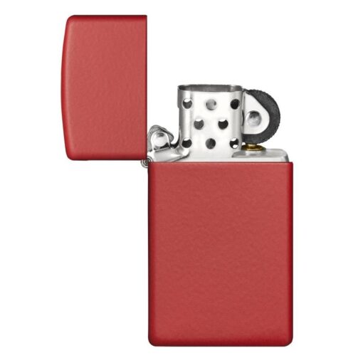 Zippo Slim Red Matte - 1633 - Hình ảnh 2