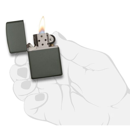 Zippo Classic Matte Green - 221 - Hình ảnh 4