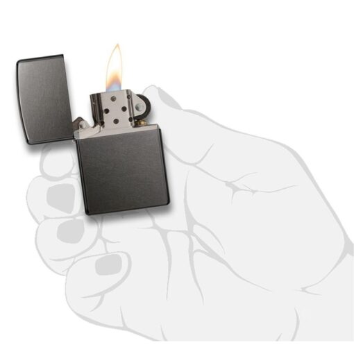 Zippo Regular Gray Dusk - 28378 - Hình ảnh 4