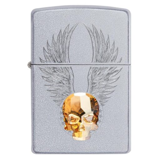 Zippo Gold Skull Design - 49034 - Hình ảnh 3