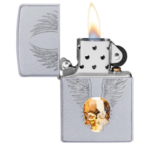Zippo Gold Skull Design - 49034 - Hình ảnh 4