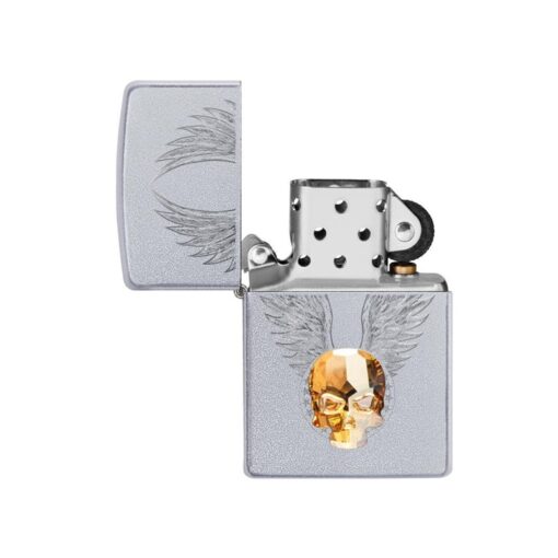 Zippo Gold Skull Design - 49034 - Hình ảnh 2