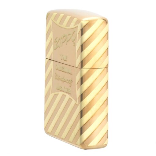 Zippo Vintage Zippo Box Top High Polish Solid Brass - 49075 - Hình ảnh 7