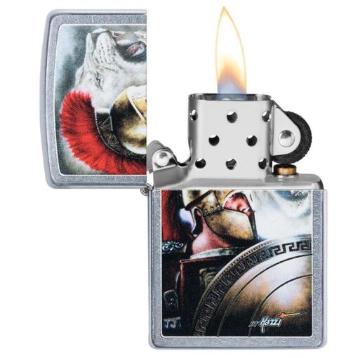 Zippo Mazzi Spartan and Lion - 49095 - Hình ảnh 4