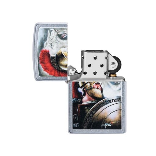 Zippo Mazzi Spartan and Lion - 49095 - Hình ảnh 2