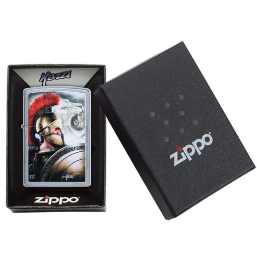 Zippo Mazzi Spartan and Lion - 49095 - Hình ảnh 6