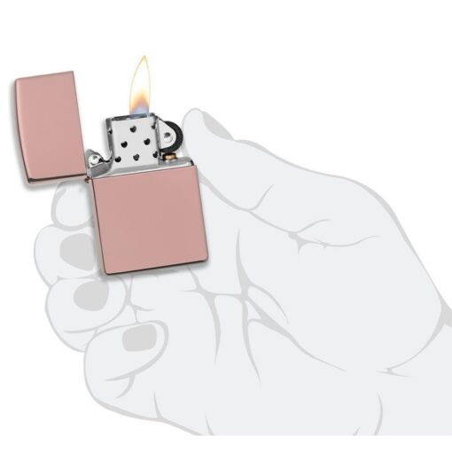 Zippo High Polish Rose Gold - 49190 - Hình ảnh 5