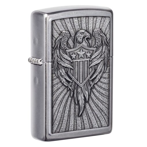 Zippo Eagle Shield Emblem Design - 49450