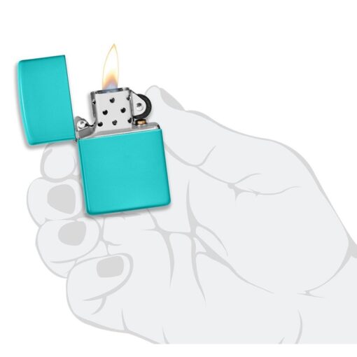 Zippo Classic Flat Turquoise - 49454 - Hình ảnh 5