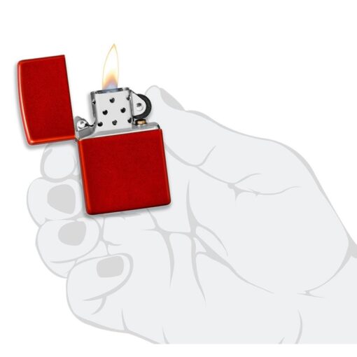 Zippo Classic Metallic Red - 49475 - Hình ảnh 5
