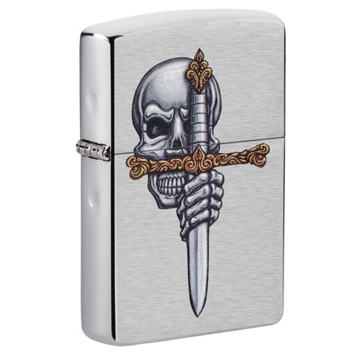 Zippo Sword Skull Design - 49488