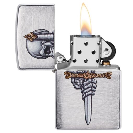 Zippo Sword Skull Design - 49488 - Hình ảnh 4