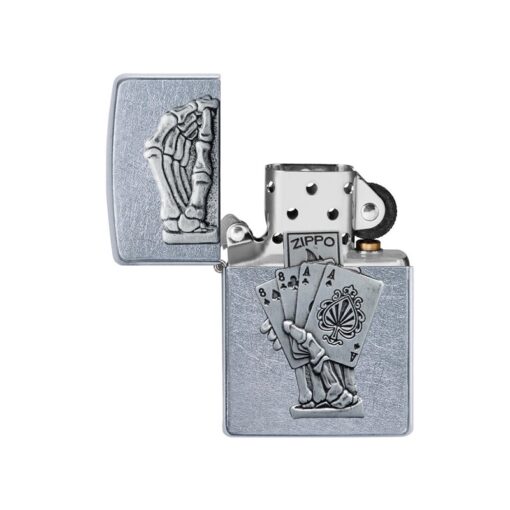 Zippo Dead Man's Hand Emblem Design - 49536 - Hình ảnh 2