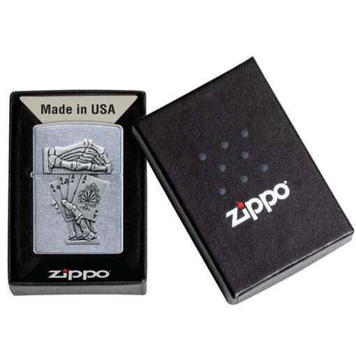 Zippo Dead Man's Hand Emblem Design - 49536 - Hình ảnh 7