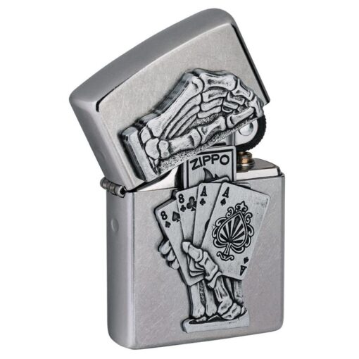 Zippo Dead Man's Hand Emblem Design - 49536 - Hình ảnh 4
