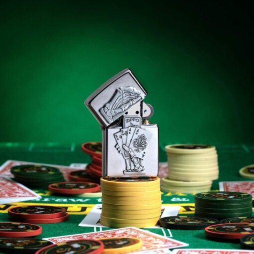 Zippo Dead Man's Hand Emblem Design - 49536 - Hình ảnh 8