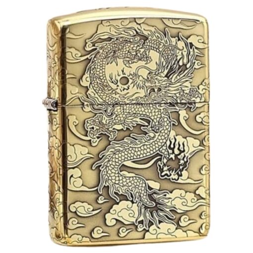 Zippo Brass Rồng Mây - BRC24