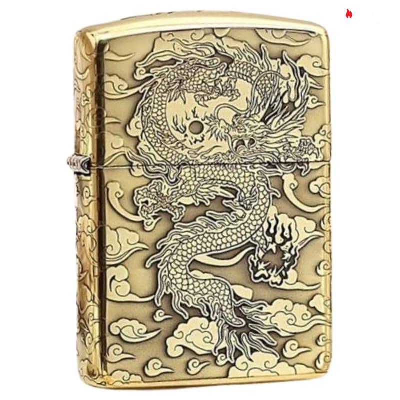 Zippo Brass Rồng Mây - BRC24