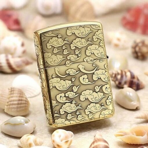 Zippo Brass Rồng Mây - BRC24 - Hình ảnh 3