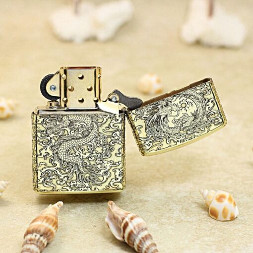Zippo Rồng Đạp Mây - HK23 - Hình ảnh 4
