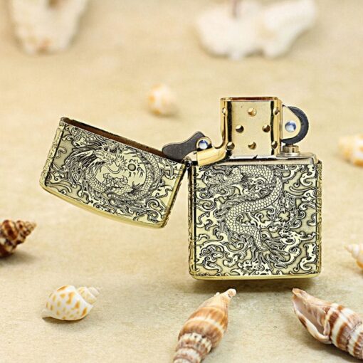 Zippo Rồng Đạp Mây - HK23 - Hình ảnh 3