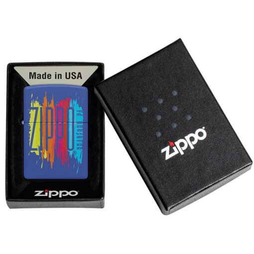 Zippo Classic Royal Blue Matte Color Image - 48138 - Hình ảnh 6