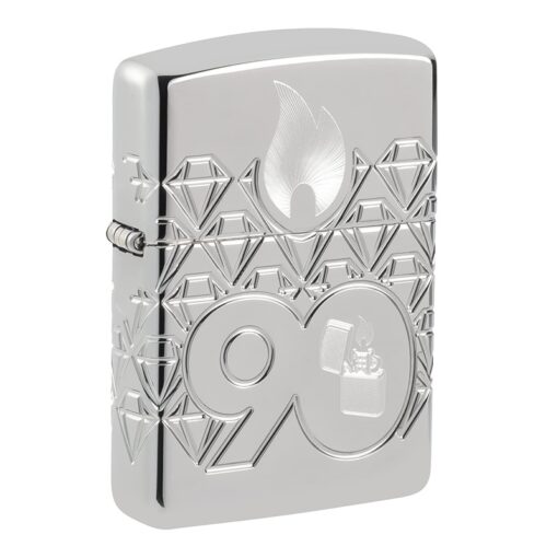 Zippo Limited Edition 90th Anniversary Sterling Silver – 48461