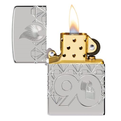 Zippo Limited Edition 90th Anniversary Sterling Silver – 48461 - Hình ảnh 4