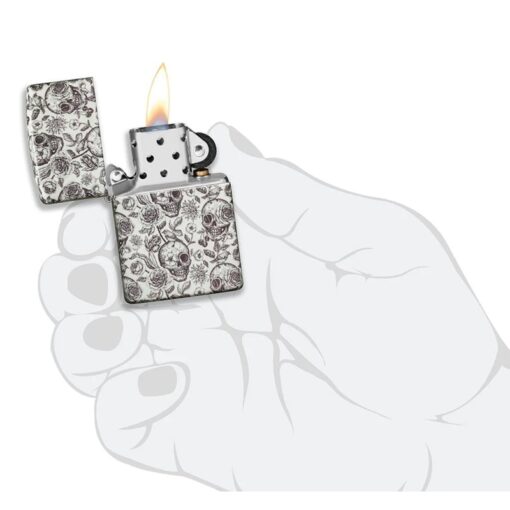 Zippo Skeleton Design Glow-In-The-Dark 540 Color - 49458 - Hình ảnh 9