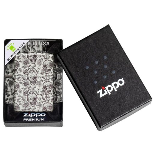 Zippo Skeleton Design Glow-In-The-Dark 540 Color - 49458 - Hình ảnh 10