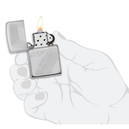 Zippo The Iconic 007 Logo - 49540 - Hình ảnh 5