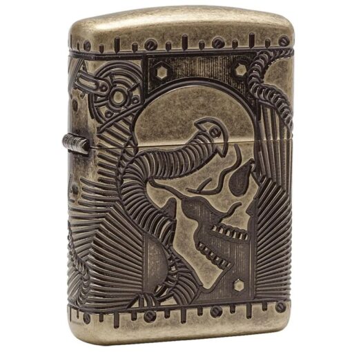 Zippo Armor 360 Multicut Steampunk Antique Brass - 29268