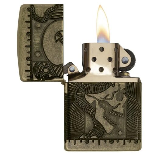Zippo Armor 360 Multicut Steampunk Antique Brass - 29268 - Hình ảnh 4