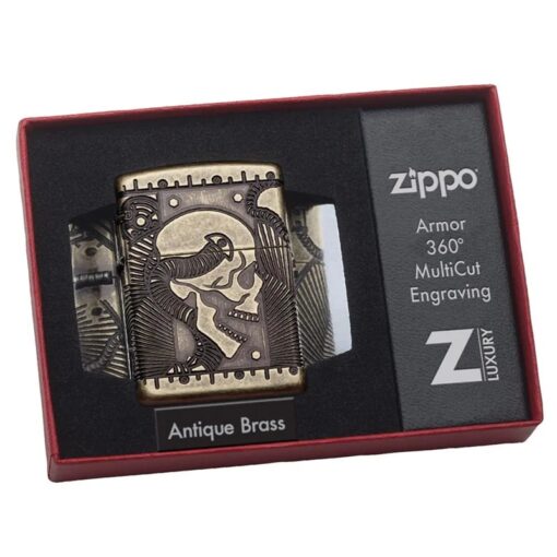 Zippo Armor 360 Multicut Steampunk Antique Brass - 29268 - Hình ảnh 9