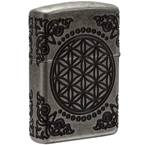 Zippo Armor Multicut Tree of Life Antique Silver - 29670 - Hình ảnh 3