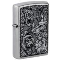 Zippo Street Chrome Jungle Design - 48567