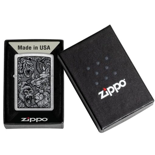 Zippo Street Chrome Jungle Design - 48567 - Hình ảnh 6