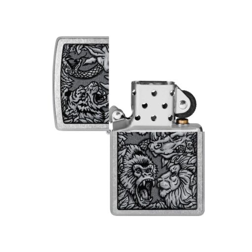 Zippo Street Chrome Jungle Design - 48567 - Hình ảnh 2
