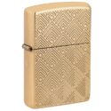 Zippo Armor High Polish Brass Pattern Design - 48570