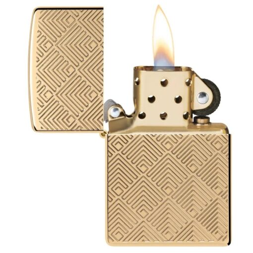 Zippo Armor High Polish Brass Pattern Design - 48570 - Hình ảnh 4