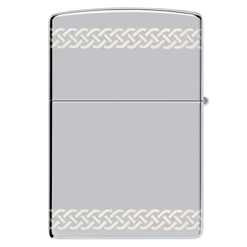 Zippo Laser 360° Clover Design High Polish Chrome - 48586 - Hình ảnh 5