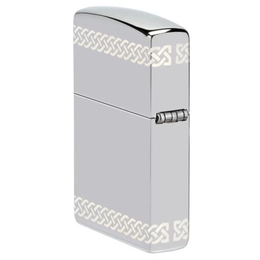 Zippo Laser 360° Clover Design High Polish Chrome - 48586 - Hình ảnh 7