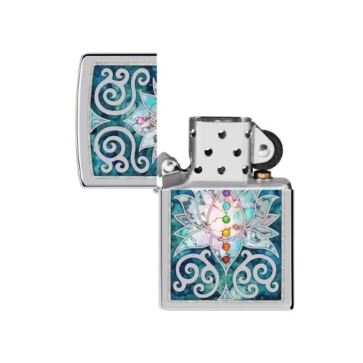 Zippo Lotus Flower Design - 48592 - Hình ảnh 2